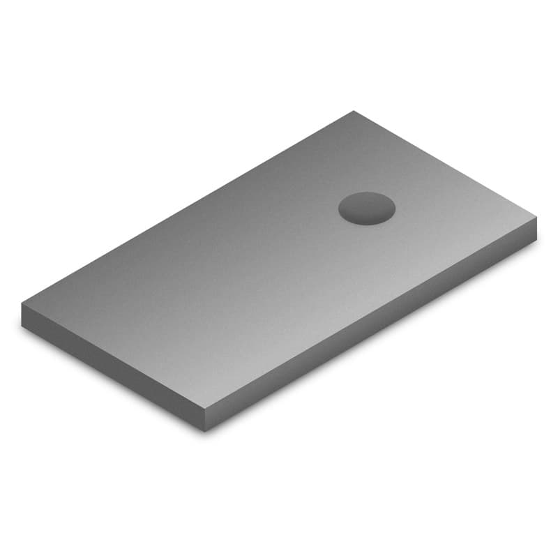 K2 Systems K2 Adapterplatte Stockschraube M10