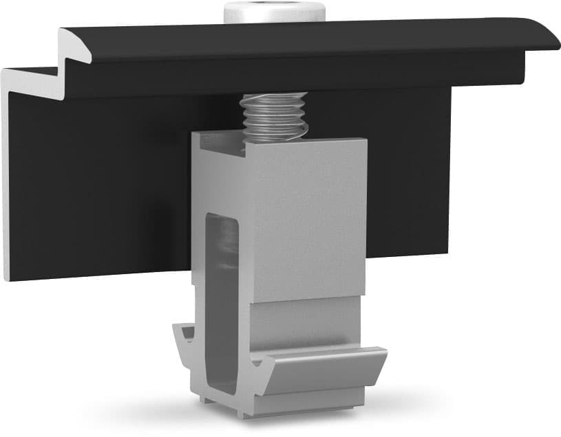 K2 Systems K2 Endklemme MiniClamp 30 - 50 mm, black