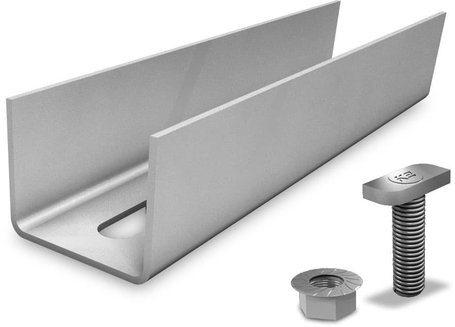 K2 Systems K2 SolidRail Schienenverbinder Set Medium/Alpin